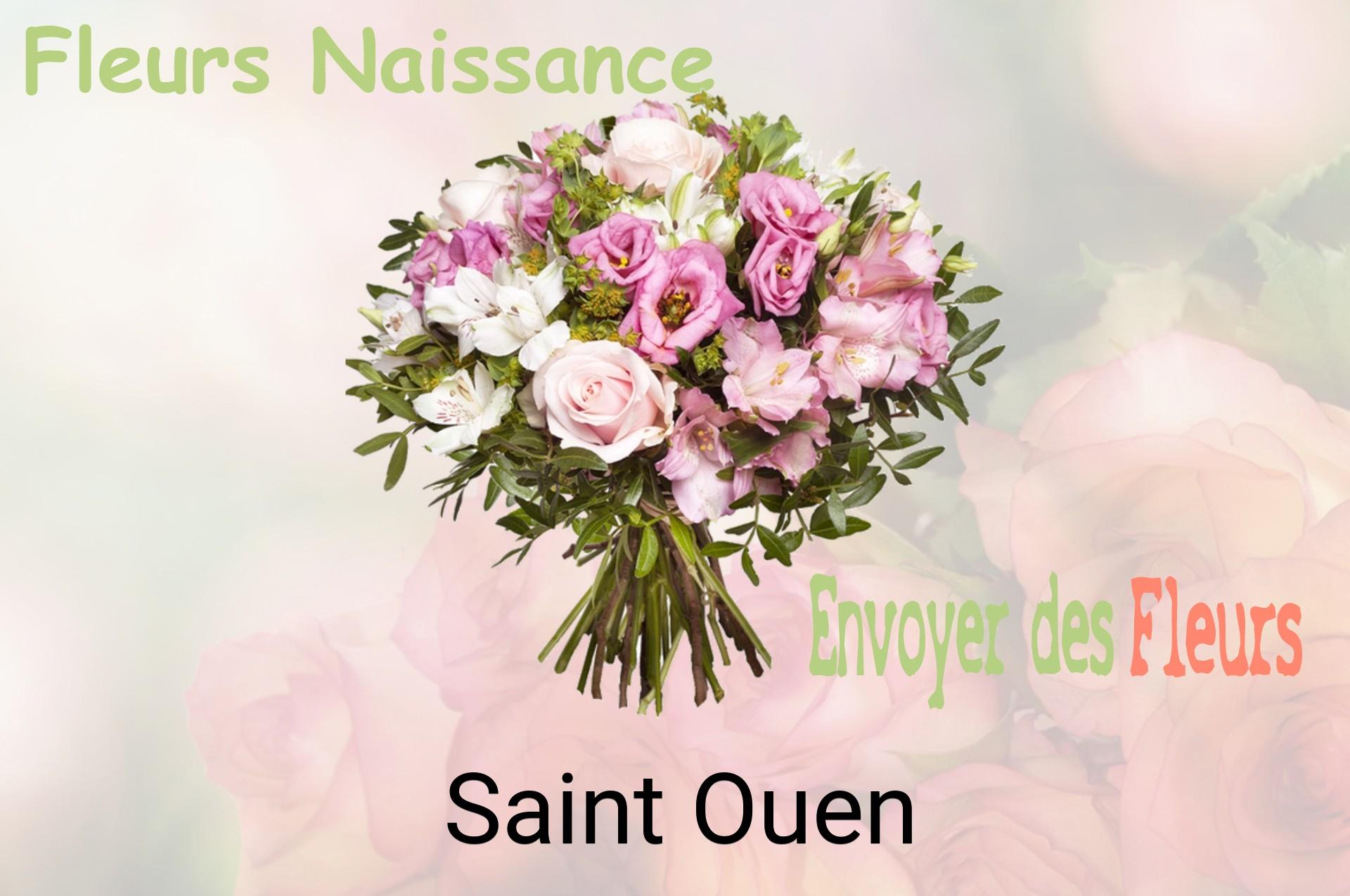 Bouquet de fleurs de naissance livré à Saint-Ouen
